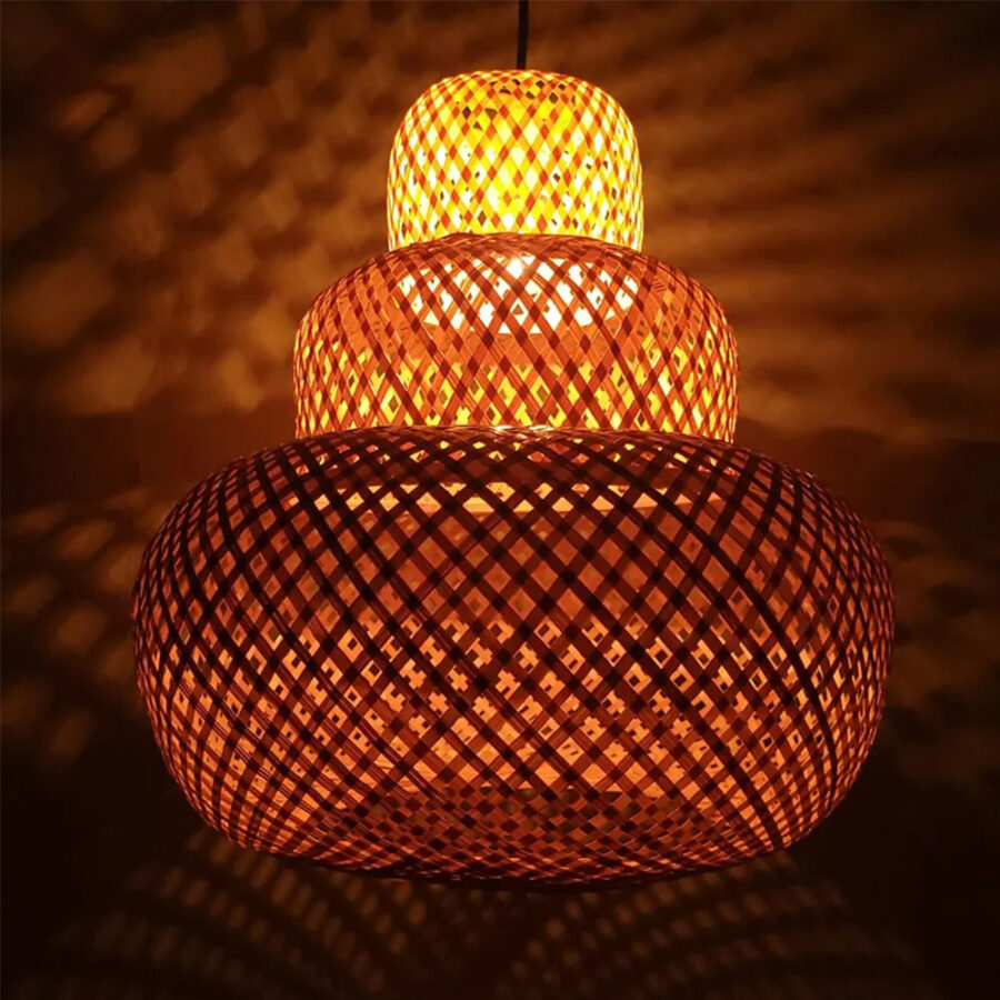 Bamboo lampshade